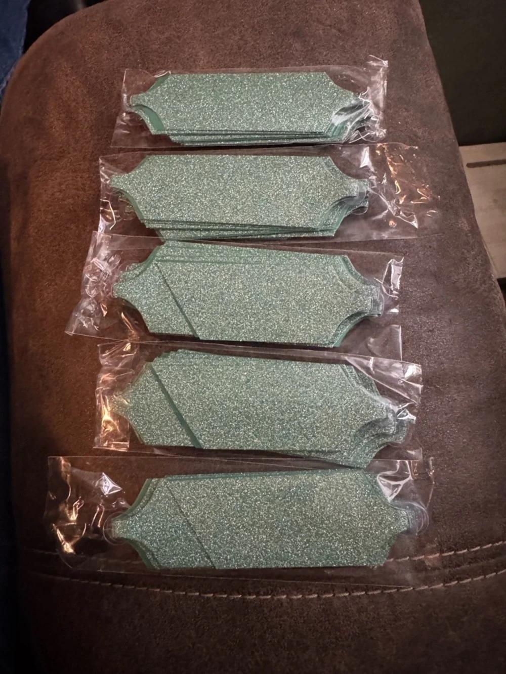 Green Glitter Pull Bow - Decorative Gift Bow for Parties